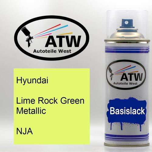Hyundai, Lime Rock Green Metallic, NJA: 400ml Sprühdose, von ATW Autoteile West.
